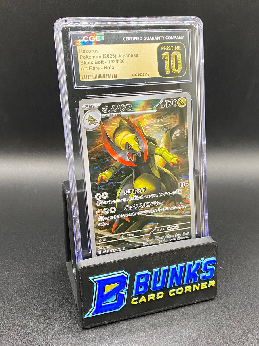 Haxorus Art Rare Black Bolt CGC PRISTINE 10 JAPANESE