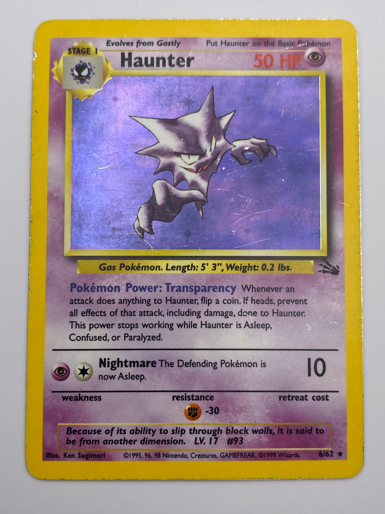 Haunter Holo Fossil MP