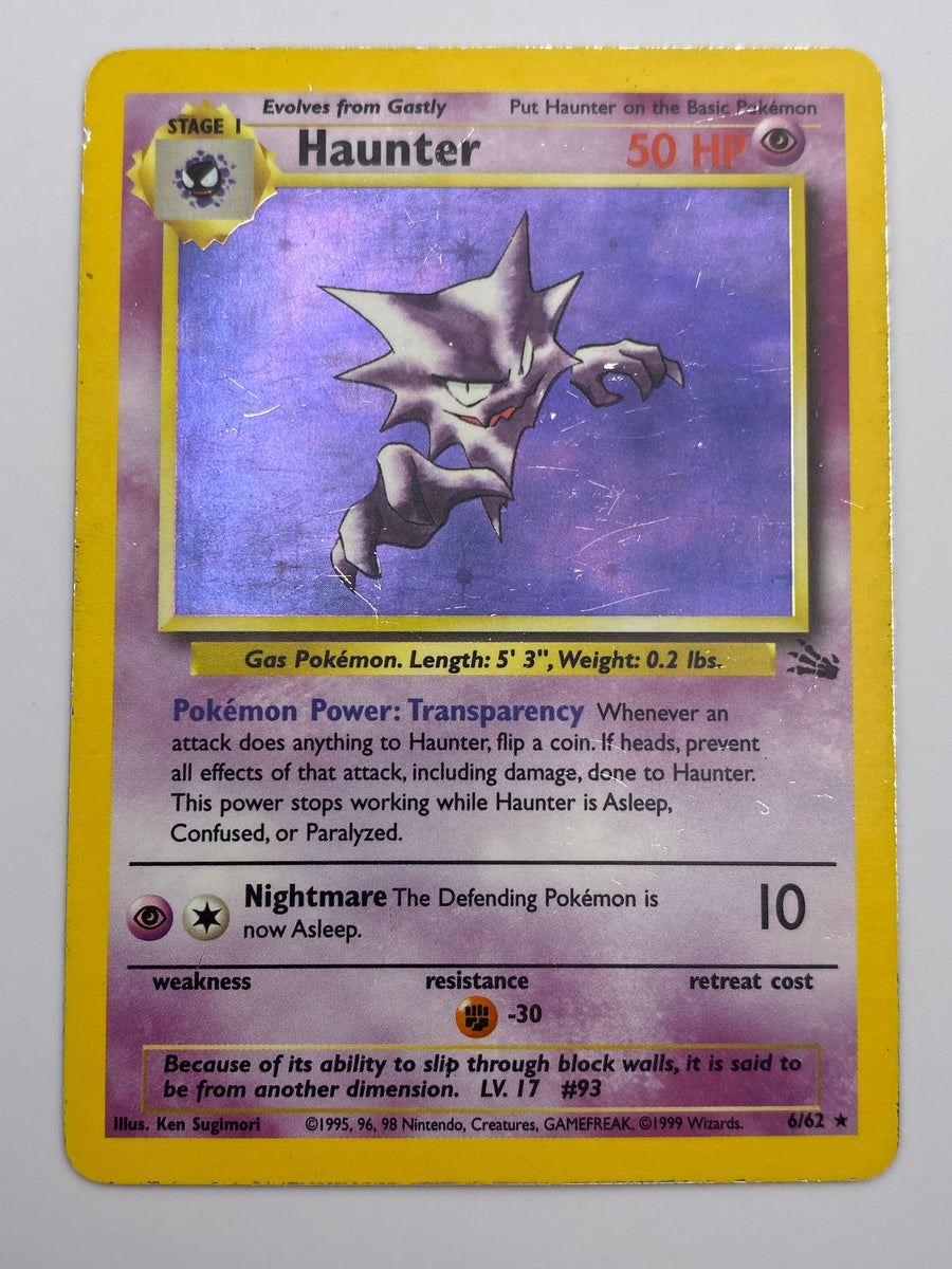 Haunter Holo Fossil MP