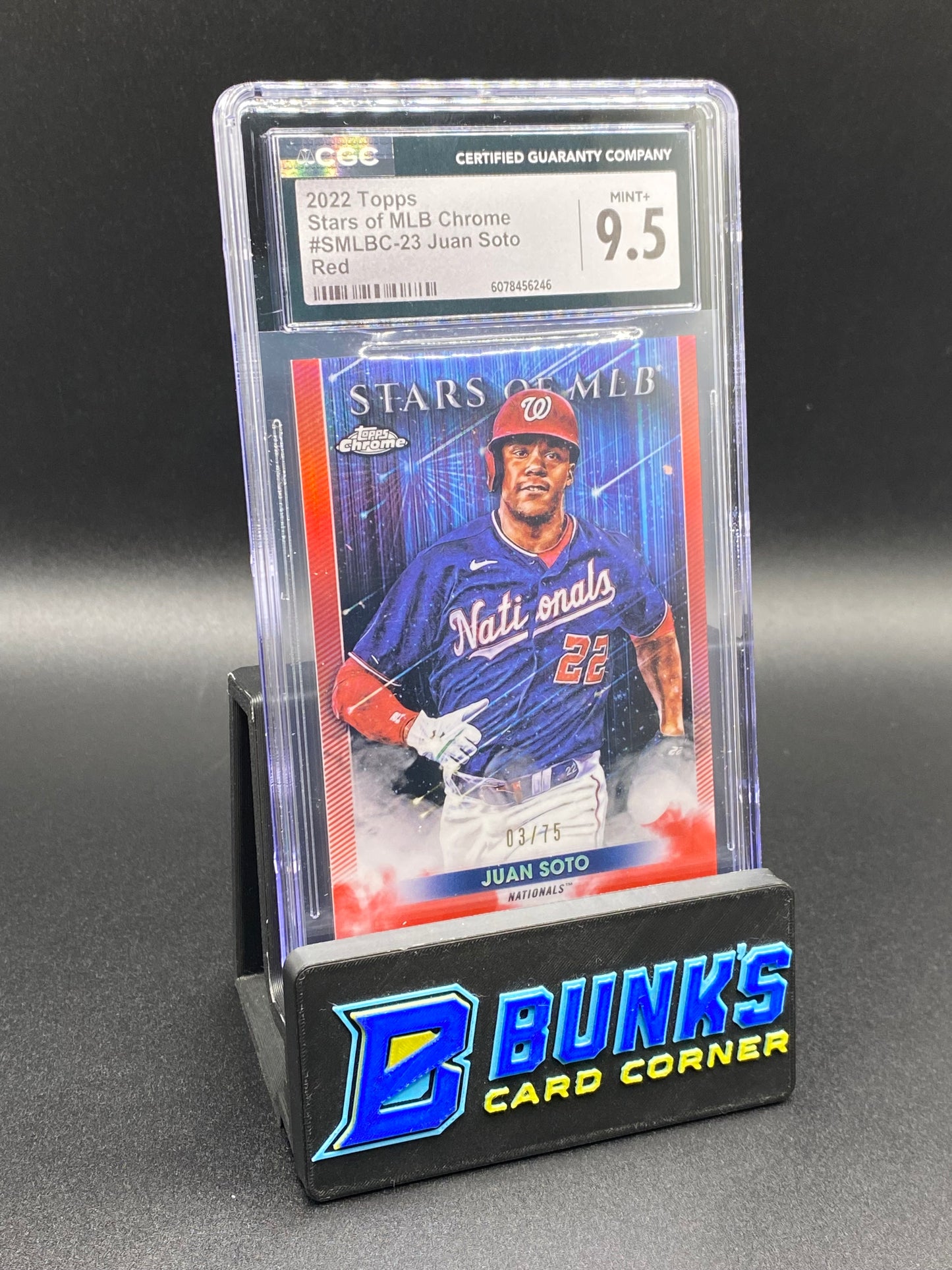 2022 Juan Soto Red Stars of MLB 3/75 CGC 9.5