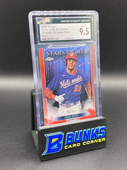 2022 Juan Soto Red Stars of MLB 3/75 CGC 9.5