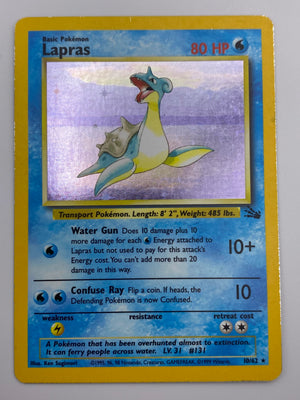 Lapras Holo Fossil LP
