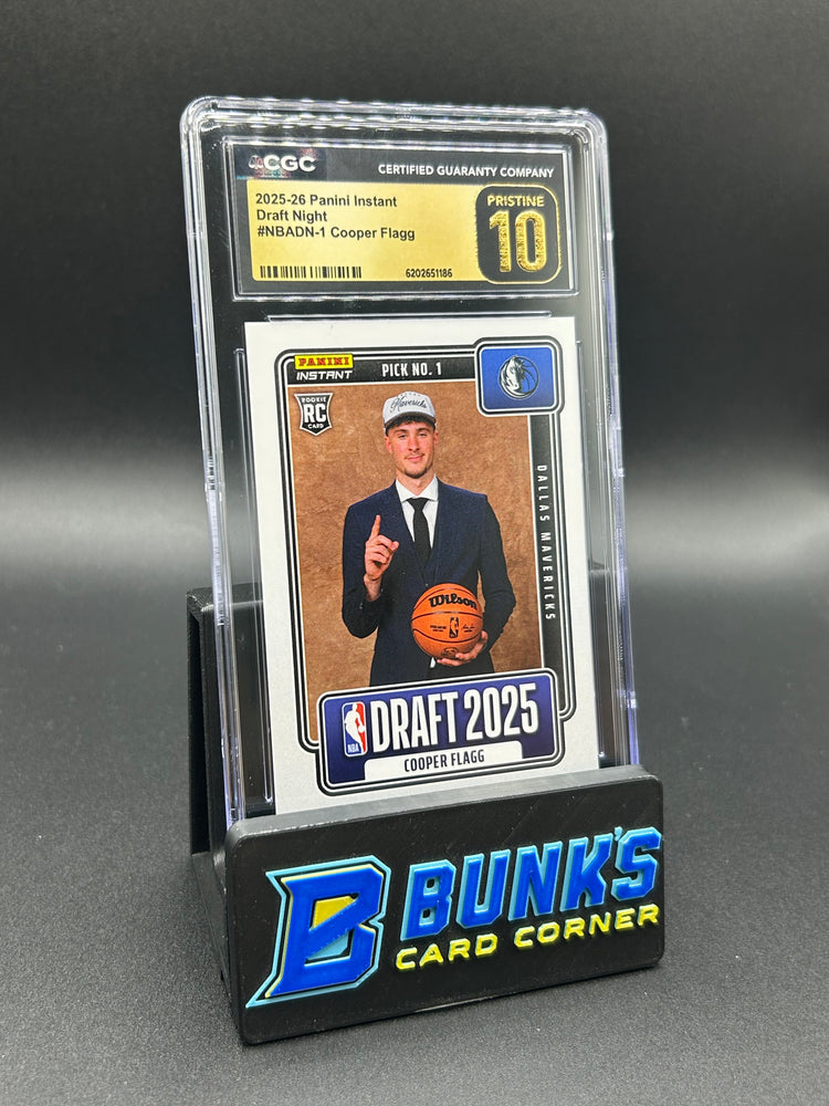 2025-26 Cooper Flagg Panini Instant Draft Night Rc CGC Pristine 10