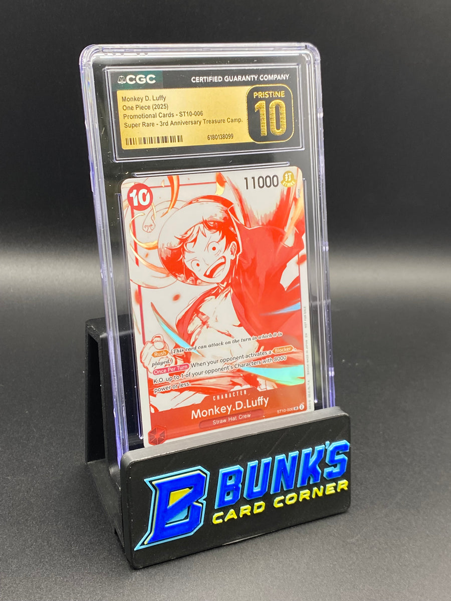 Monkey D. Luffy Super Rare Promo CGC PRISTINE 10