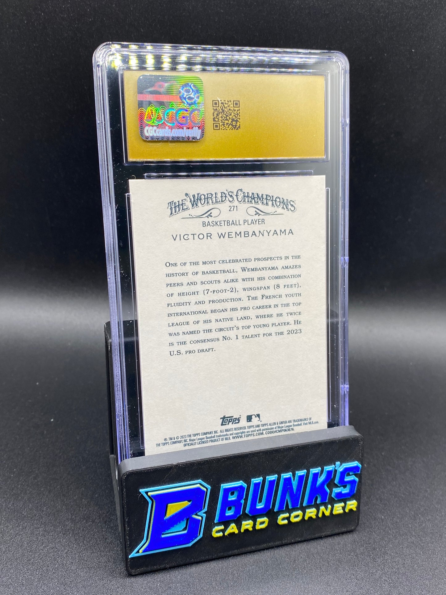 2023 Victor Wembanyama CGC PRISTINE 10