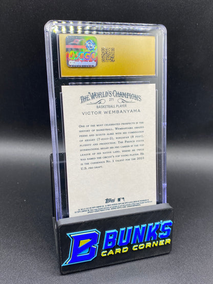 2023 Victor Wembanyama CGC PRISTINE 10
