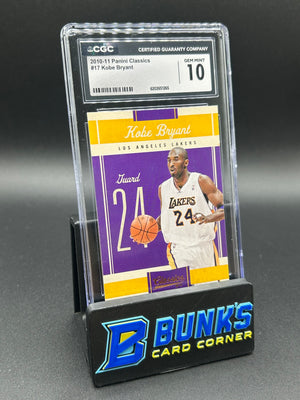2010-11 Kobe Bryant Panini Classics CGC 10