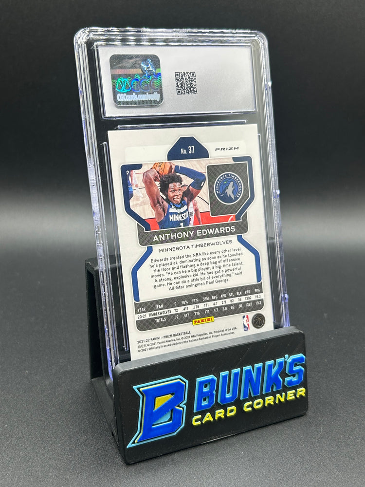 2021-22 Anthony Edwards Panini Prizm Red Ice CGC 10