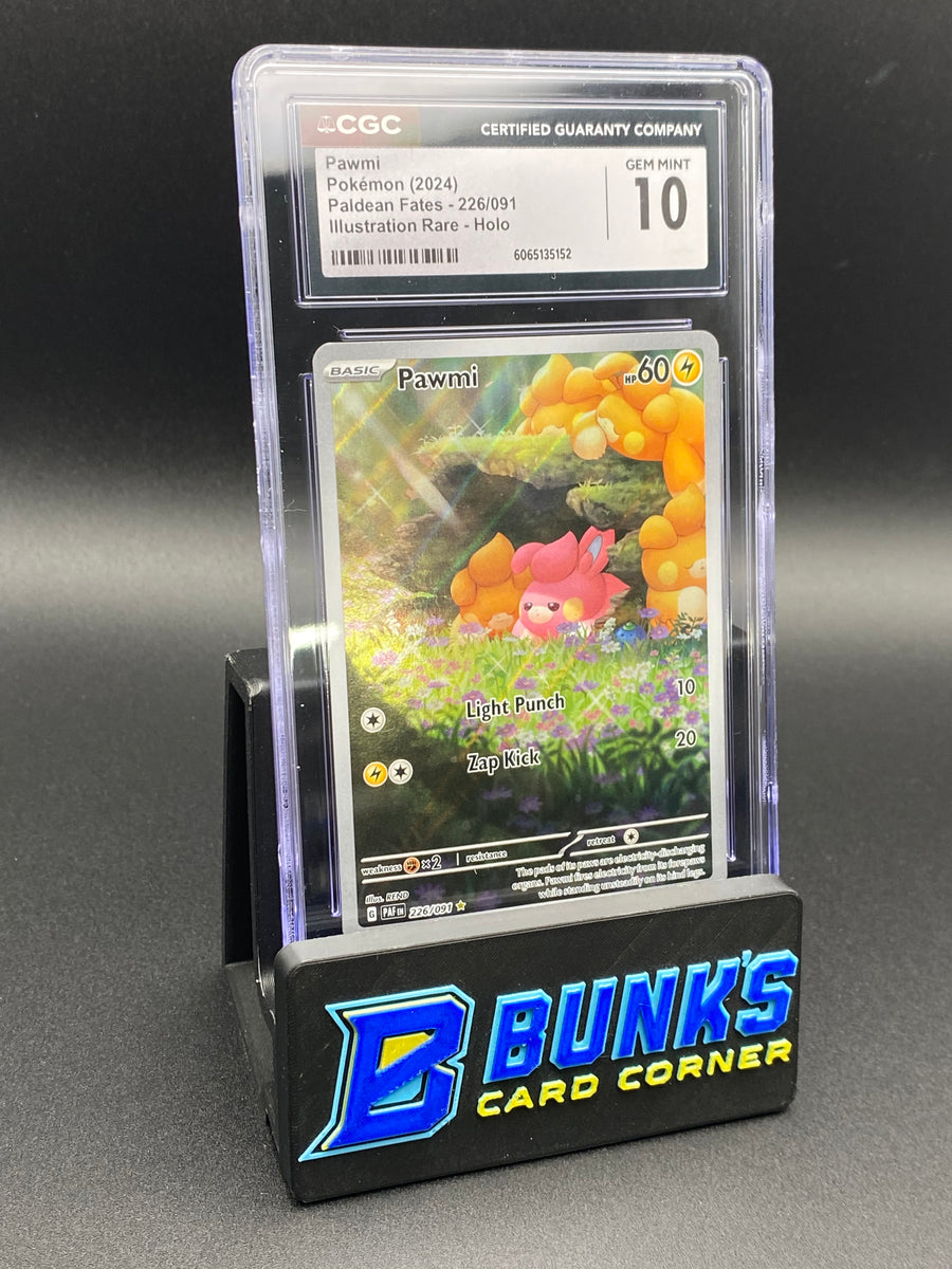 Pawmi Illustration Rare Paldean Fates CGC 10