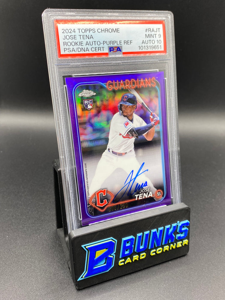 2024 Jose Tena Rc Auto Purple Ref. 108/250 PSA Auto 10