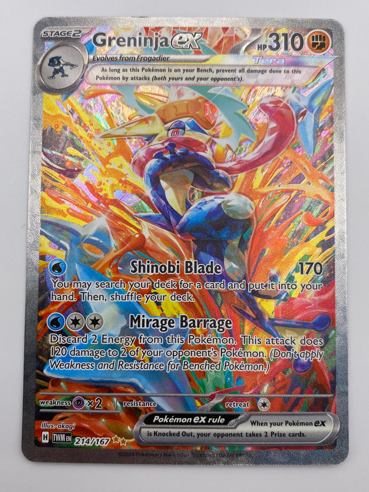 Greninja Ex SIR Twilight Masquerade NM