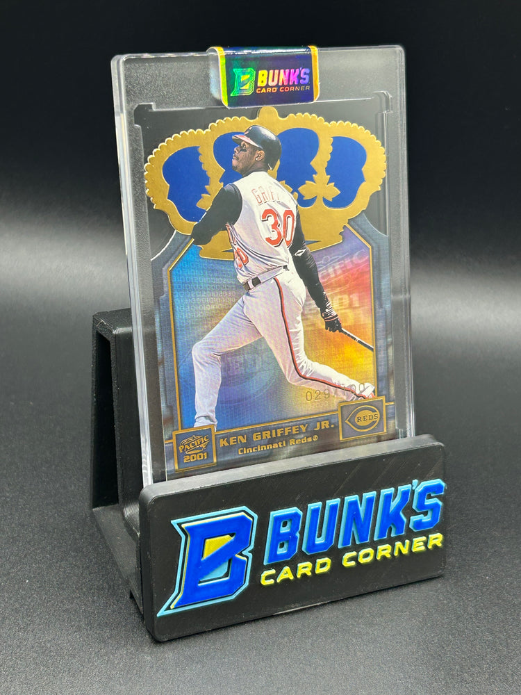 2001 Ken Griffey Jr. Pacific Gold Crown Die Cut Blue 29/100
