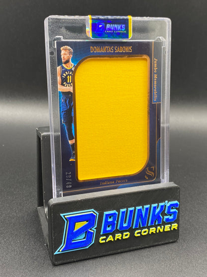 2024-25 Domantas Sabonis Game Used Jumbo Patch 29/49
