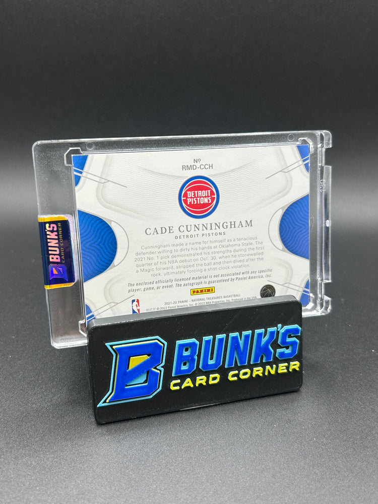 2021-22 Cade Cunningham True National Treasures RPA Rc Auto 8/99