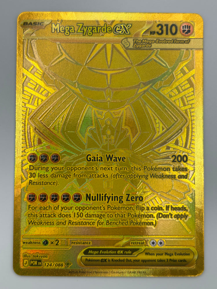 Mega Zygarde Ex Mega Hyper Rare Perfect Order NM