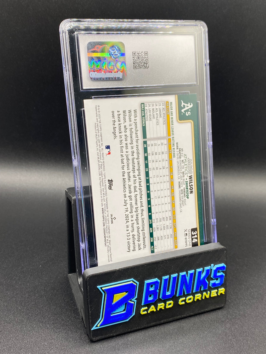 2025 Jacob Wilson Spring Training CGC 10 SP Rc