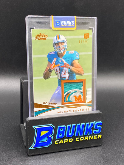 2012 Michael Egnew 1/25 Topps Prime Patch Rc
