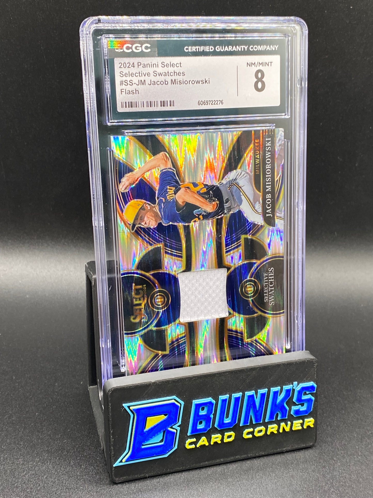 2024 Jacob Misiorowski Flash Patch CGC 8