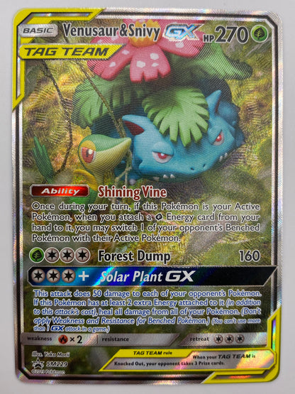Venusaur & Snivy Gx Tag Team Promo LP