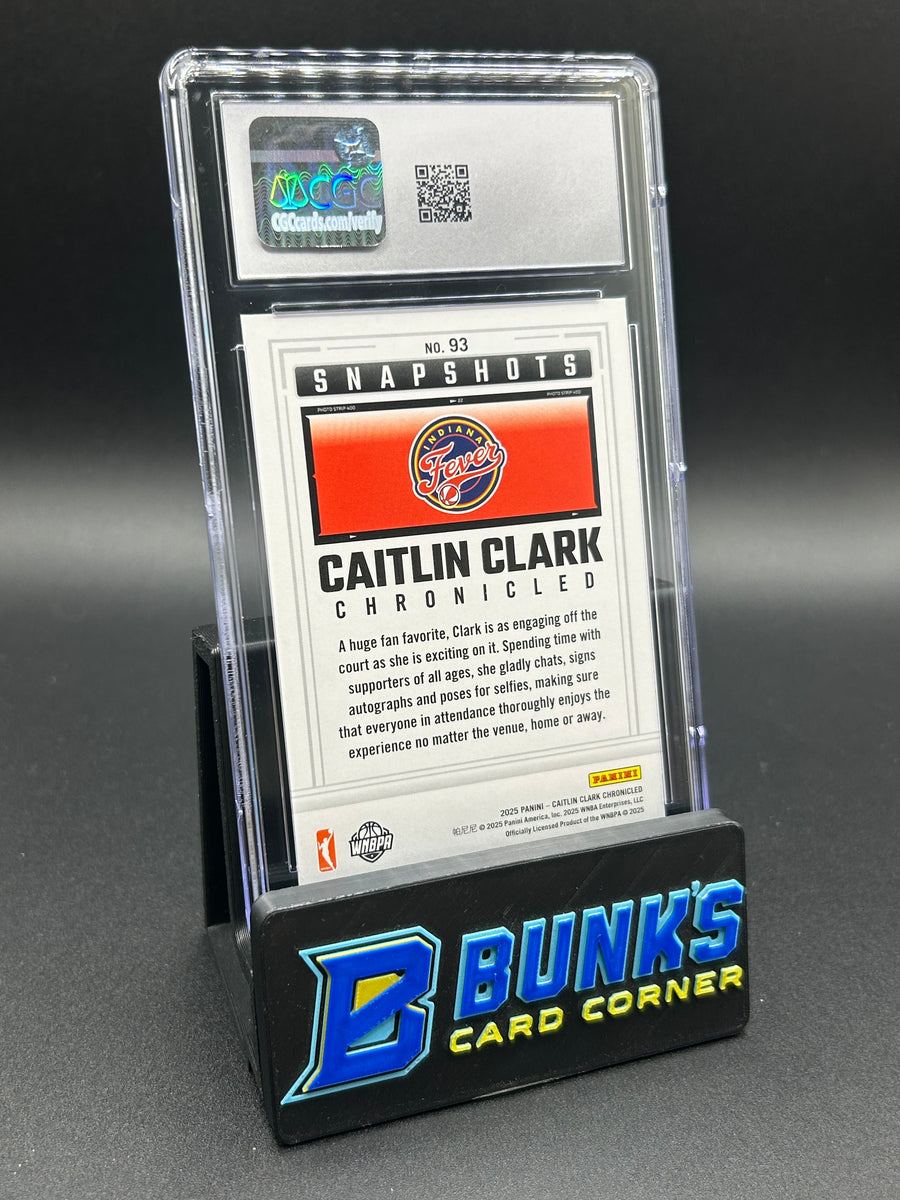 2025 Caitlin Clark Panini Chronicled Holo CGC 9.5