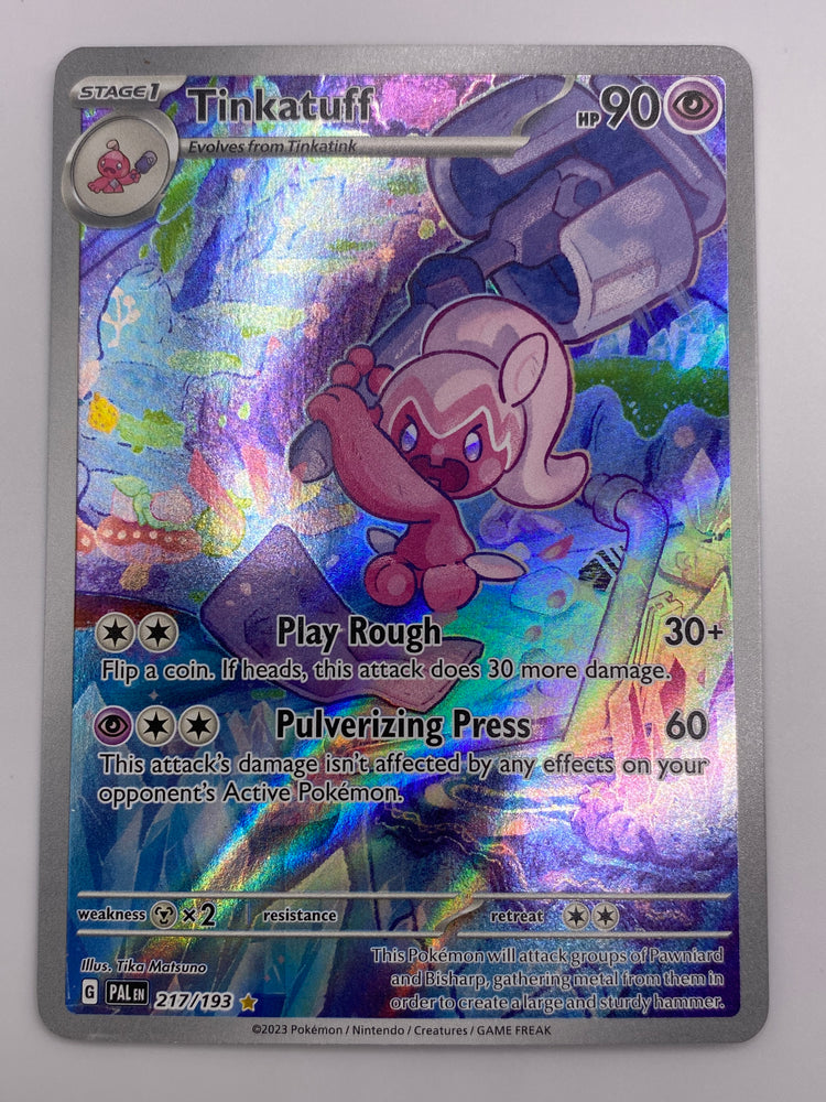 Tinkatuff Illustration Rare Paldea Evolved NM