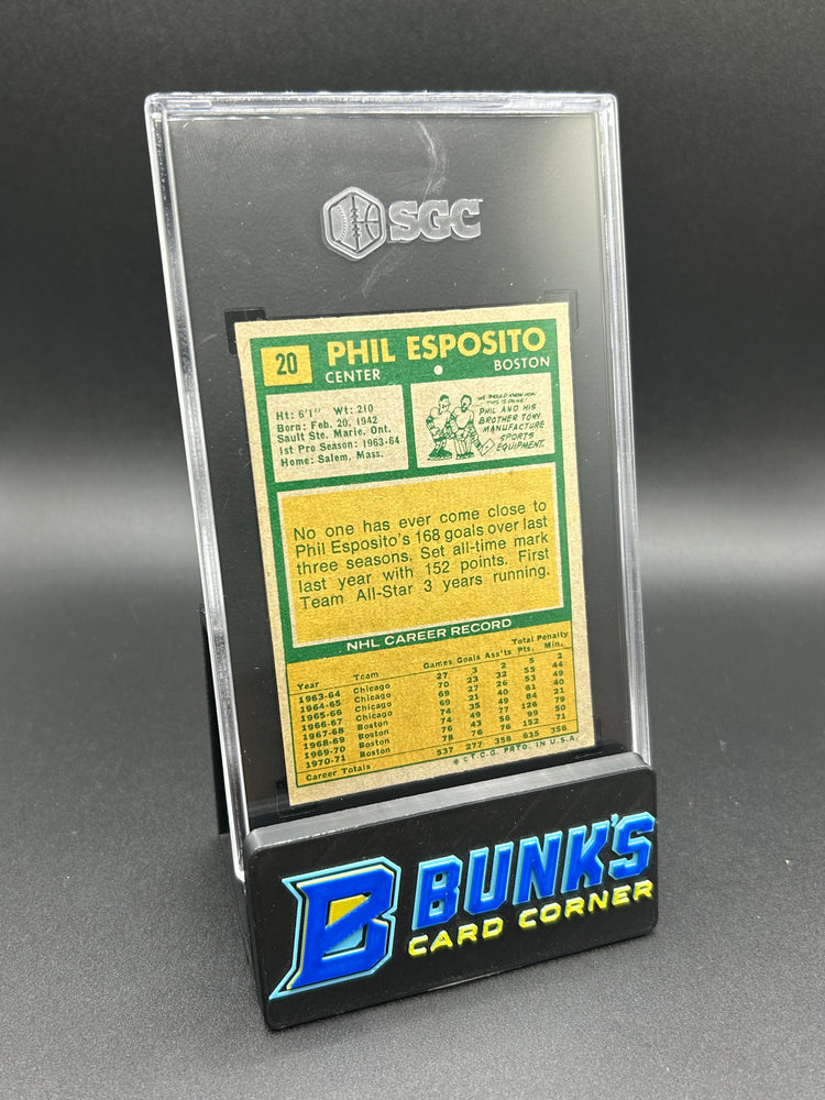 1971-72 Phil Esposito Topps SGC 5.5