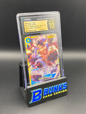 Monkey D. Luffy Secret Rare OP11-118 CGC PRISTINE 10