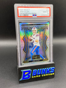 2024 Josh Allen Phenomenon-Prizm PSA 10