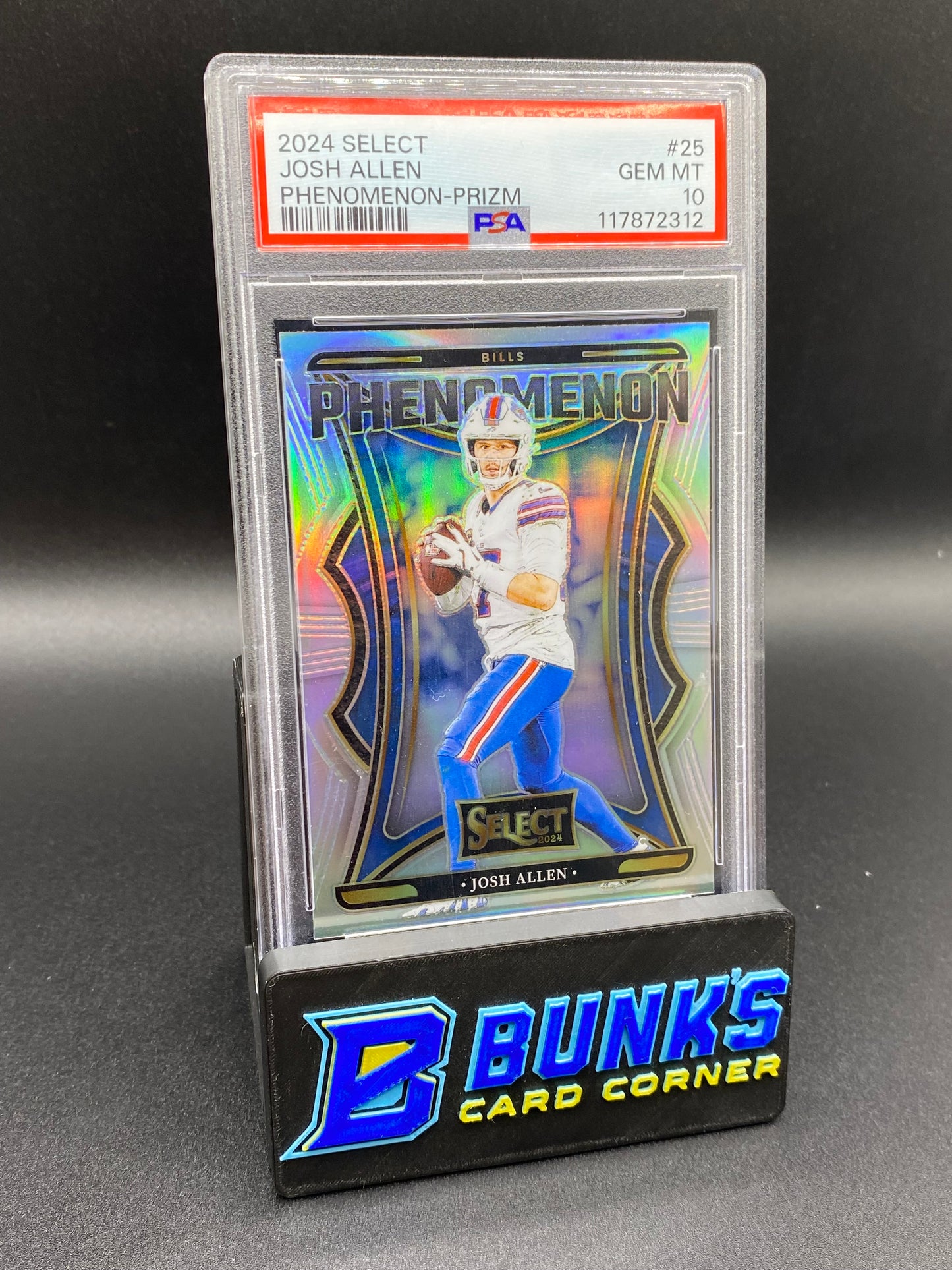 2024 Josh Allen Phenomenon-Prizm PSA 10