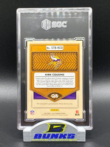 2022 Kirk Cousins AUTOGRAPHED 4/49 (Box B7)