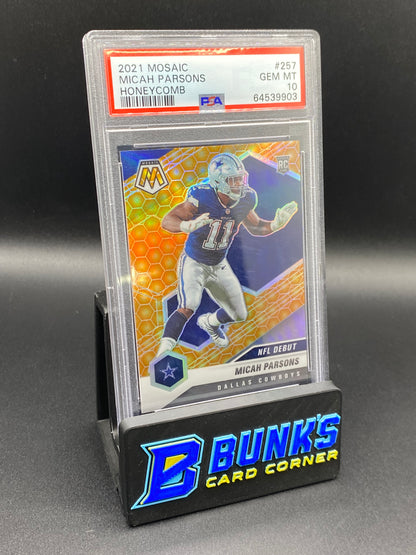 2021 Micah Parsons Honeycomb Rc PSA 10 Case Hit