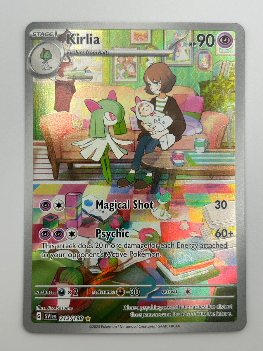 Kirlia Illustration Rare Scarlet & Violet Base NM