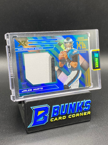 2020 Xr Football Jalen Hurts Patch 7/25 Rc