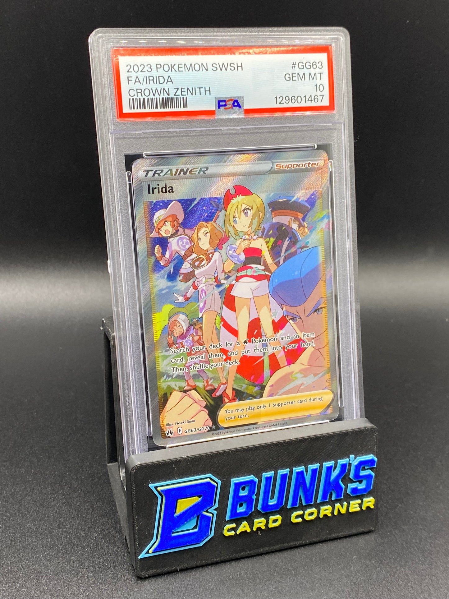 Irida Galarian Gallery Crown Zenith PSA 10