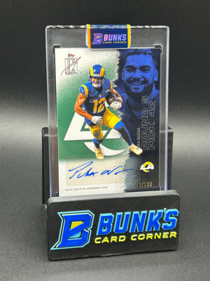 2025 Puka Nacua Green Auto Topps 111/150