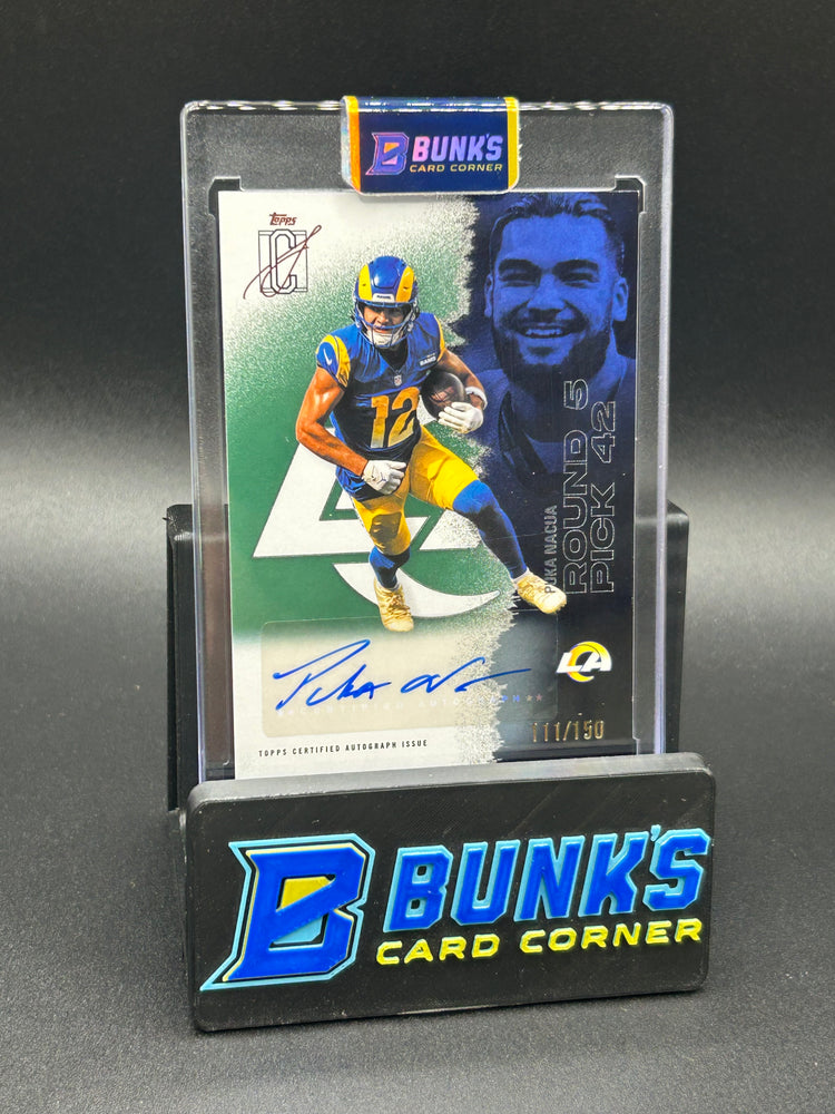 2025 Puka Nacua Green Auto Topps 111/150