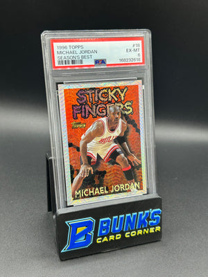 1996 Michael Jordan Topps Season's Best PSA 6