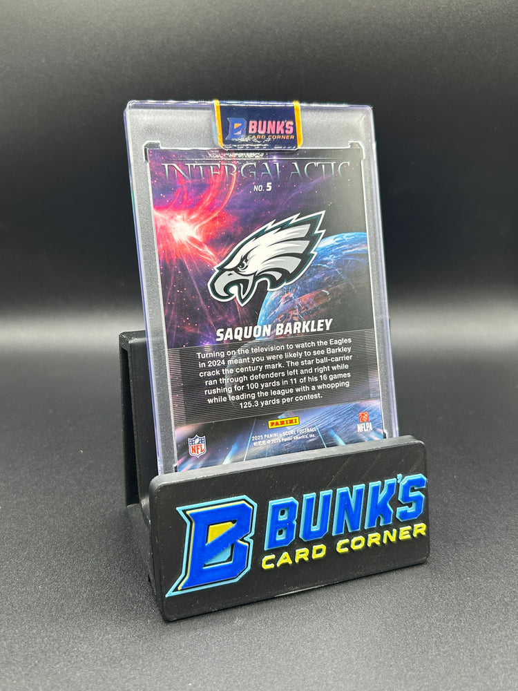 2025 Saquon Barkley Panini Score Intergalactic SSP