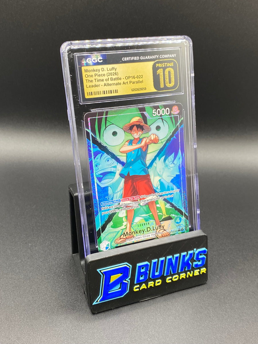 Monkey D. Luffy Leader Parallel OP16-022 CGC Pristine 10