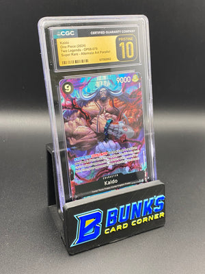 Kaido Super Rare Alt Art Parallel OP08-079 CGC PRISTINE 10