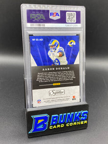 2020 Aaron Donald Sig Series PSA Auto 7 84/99