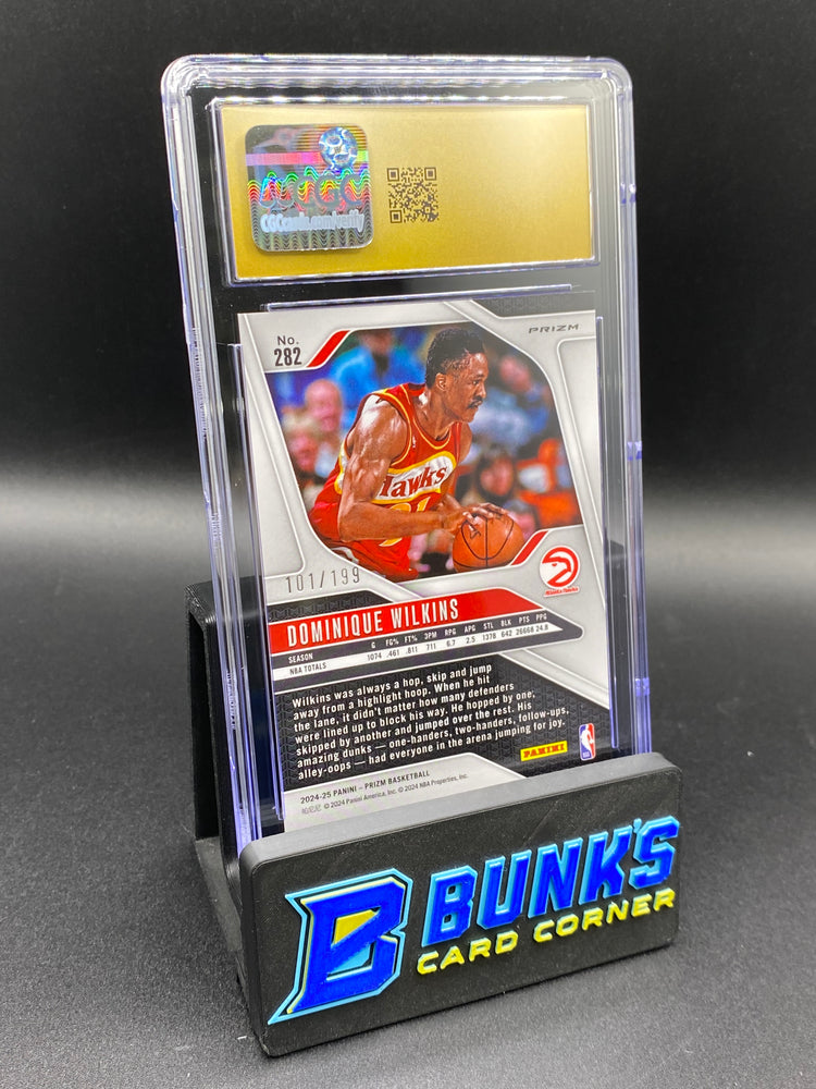 2024-25 Dominique Wilkins Orange Seismic CGC PRISTINE 10 101/199