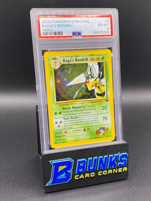 Koga's Beedrill Holo Gym Challenge PSA 6