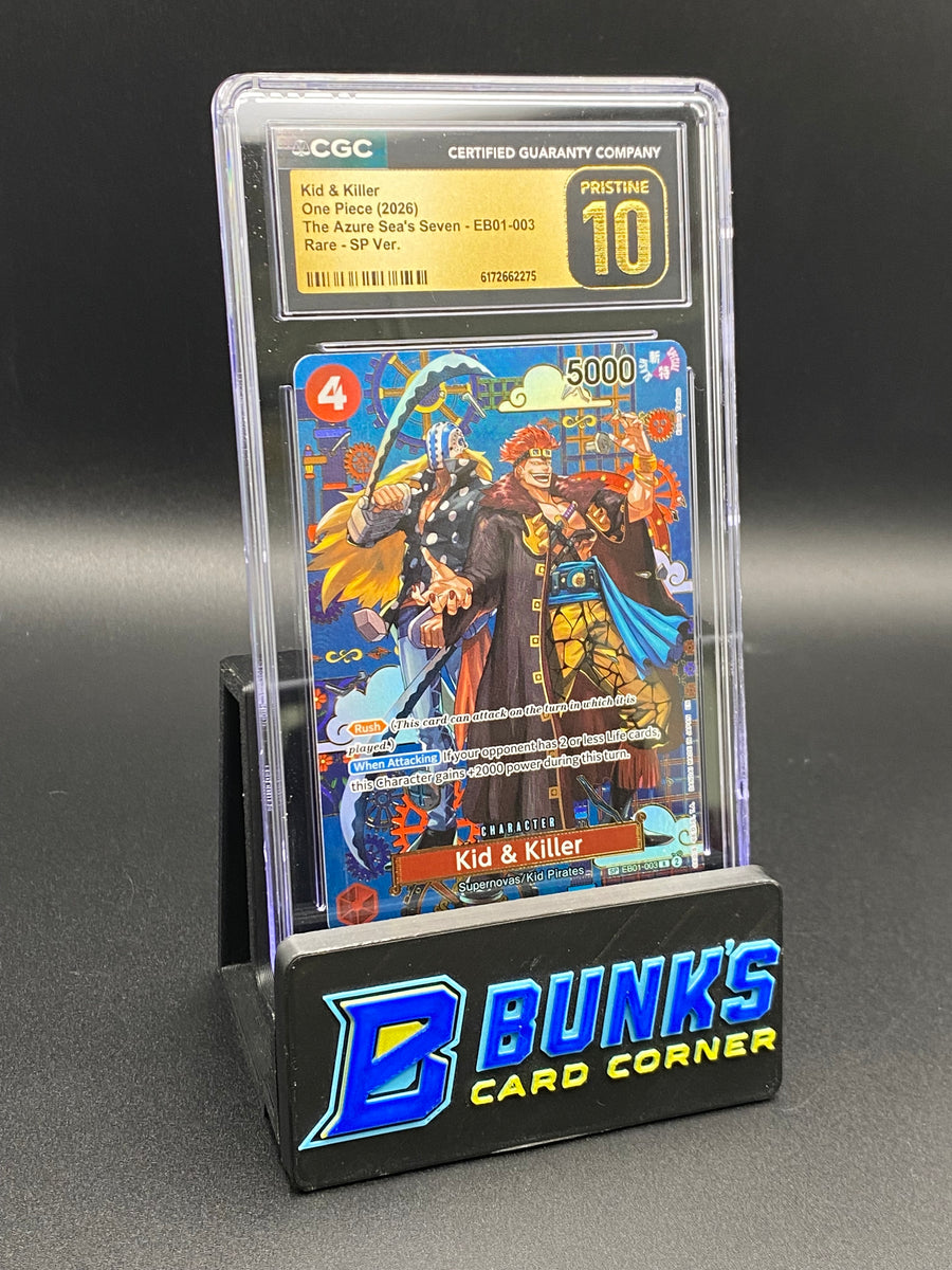 Kid & Killer Rare SP EB01-003 CGC PRISTINE 10