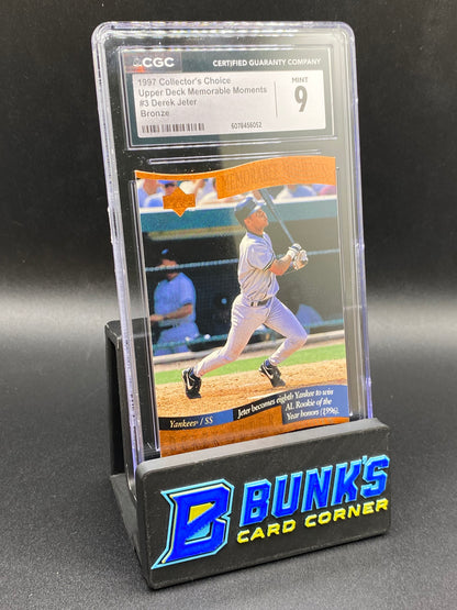 1997 Derek Jeter Bronze Memorable Moments CGC 9