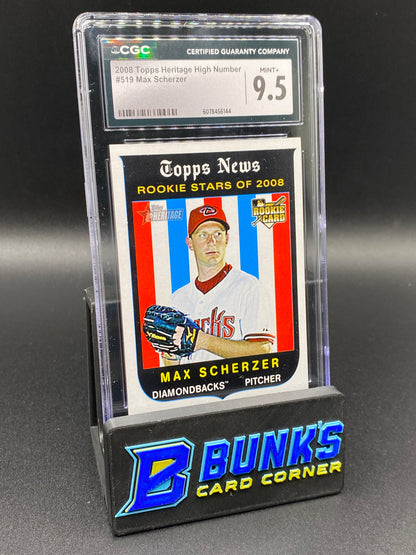 2008 Max Scherzer Rc CGC 9.5