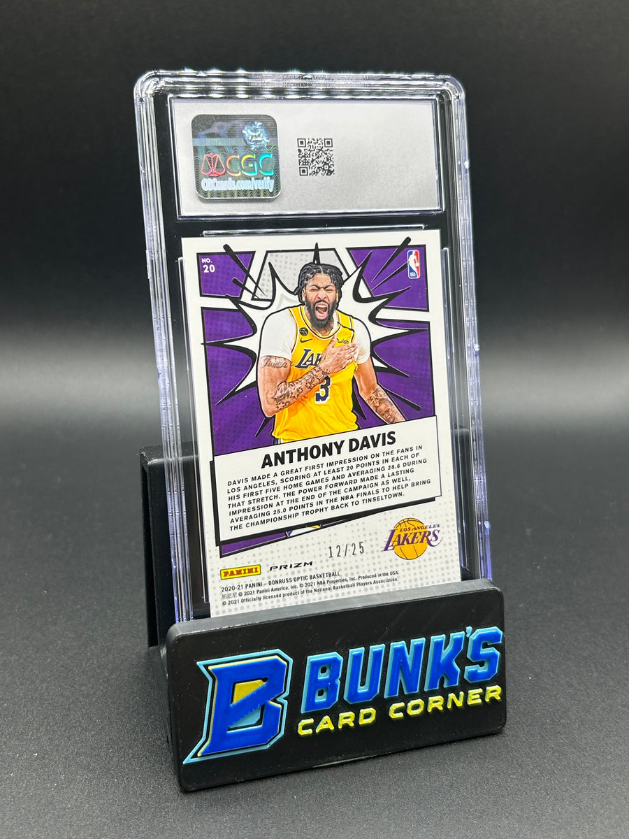 2020-21 Anthony Davis Donruss Optic My House! Pink 12/25 CGC 10