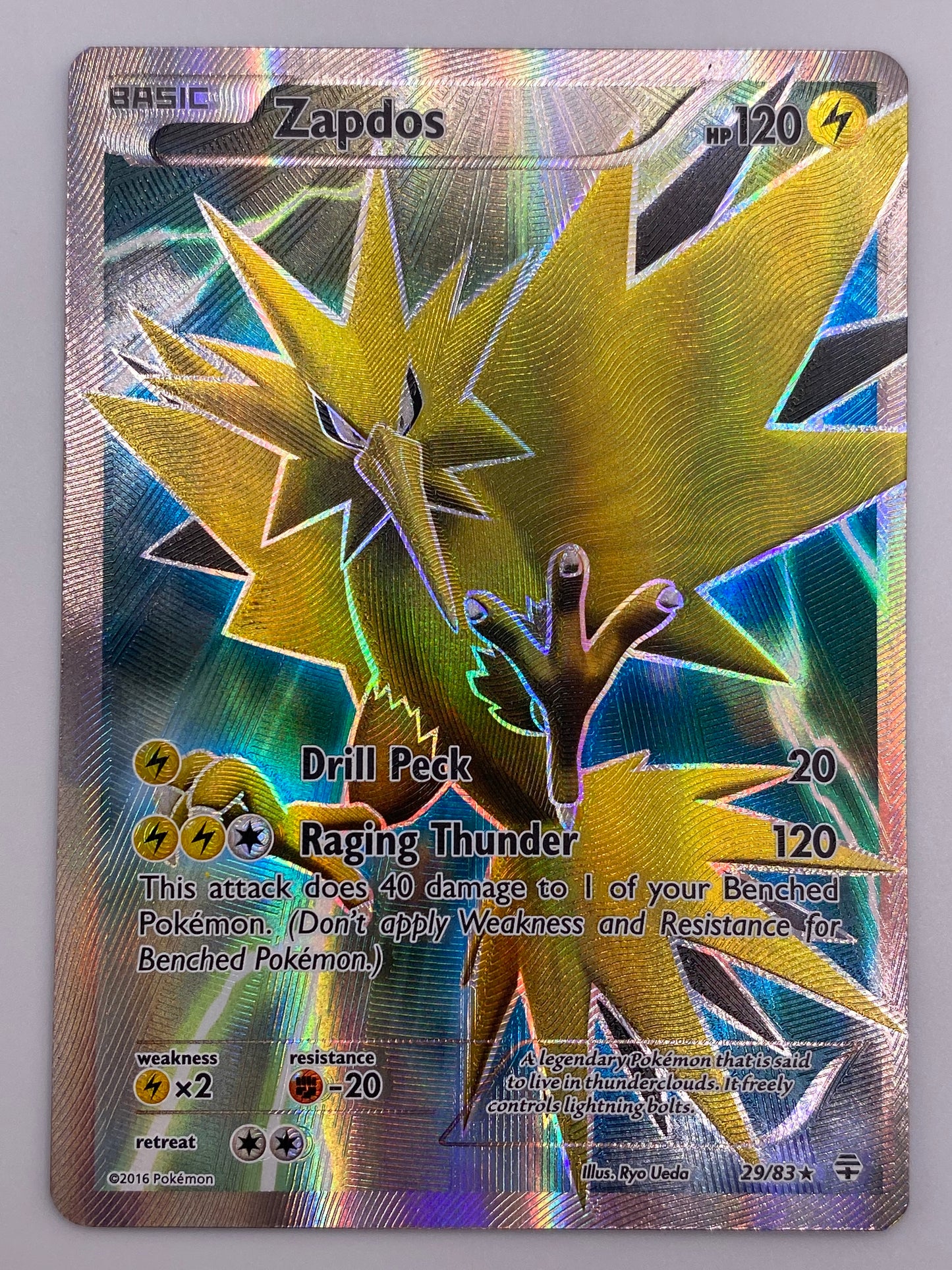 Zapdos Full Art Generations LP