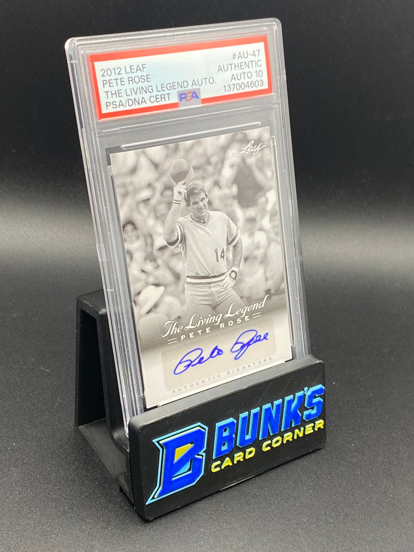 2012 Pete Rose The Living Legend Auto PSA Auto 10