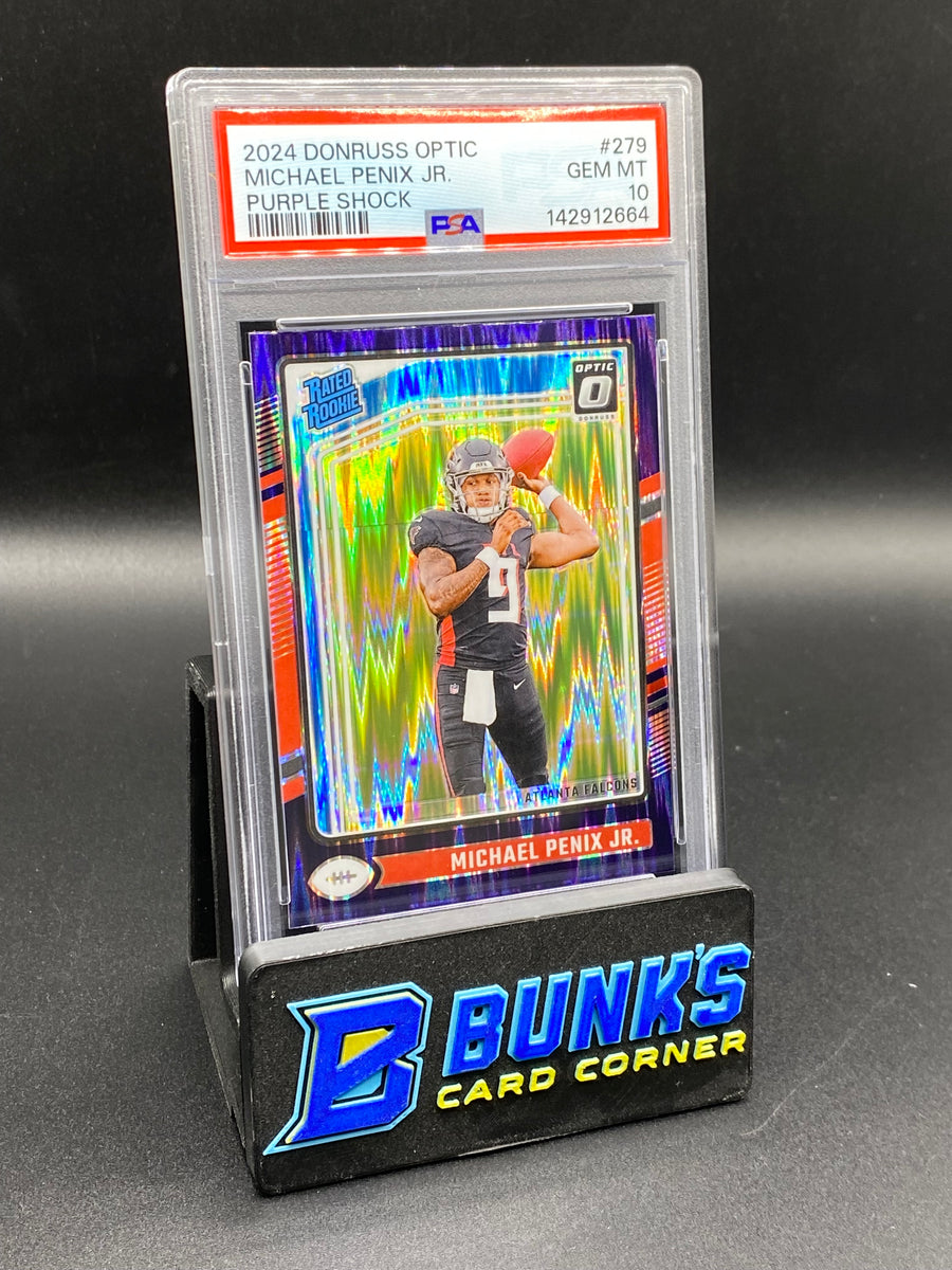 2024 Michael Penix Jr. Purple Shock PSA 10 Rc